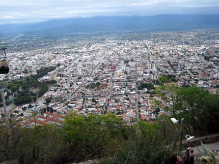 Over looking City of Salta