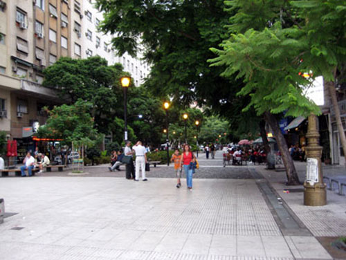 One of the many beautiful streets in Buenos Aires