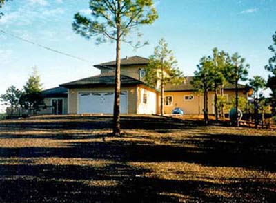 Custom home built by O'Dell Construction