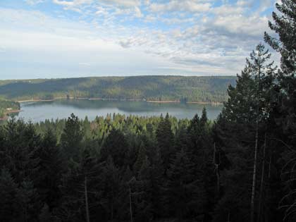 Scotts Flat Lake picture from my deck March 21, 2009 