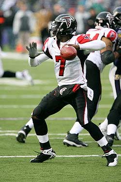 Michael Vick playing with the Falcon's 2006 Photo Courtesy Wikipedia