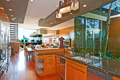 Kitchen in 3,800 square foot home