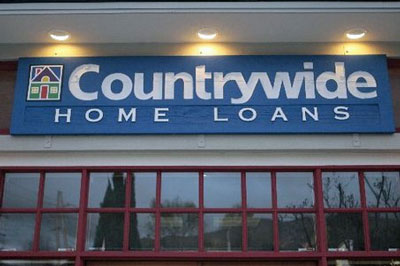 Former mortgage company Countrywide Home Loans failed because of their risky mortgage practices and was taken over by Bank of America