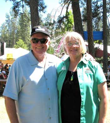 Huell and Sandy at the Nevada County Fair