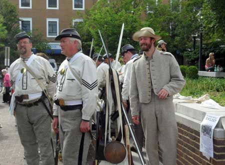 Confederate soldiers - Photo John J. O'Dell Samsung CL65 camera