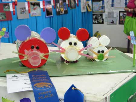 Children's Artwork at the Fair - Photo courtsey of Nevada County Fair