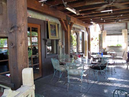 Outside seating in Diegos - Photo by John J. O'Dell