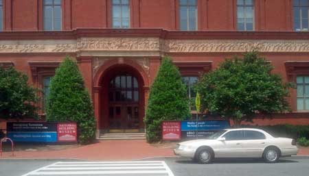 Entrance to National Building Museum Photo by John J. O'Dell