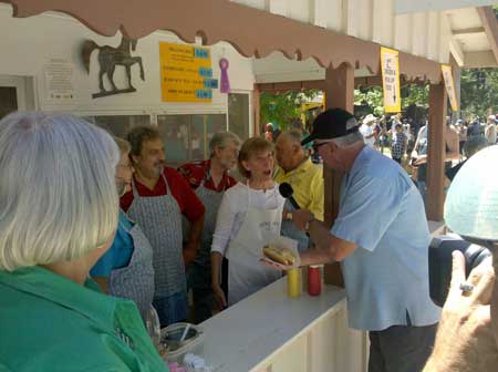 Huell Hueser at the Nevada County Fair